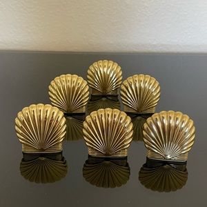 Vintage Princess House Brass Hurricane Vase Feet